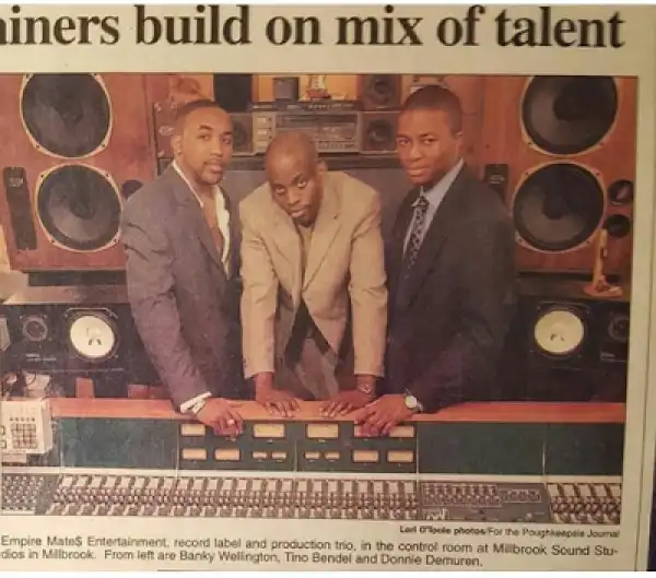 Bank W shares inspirational photo of when he worked multiple jobs while in University to pay for studio time